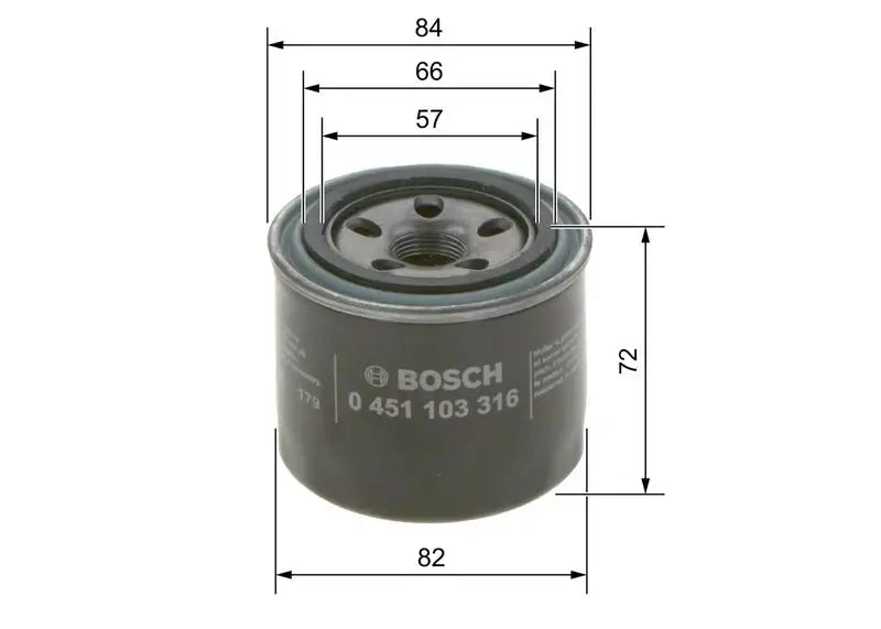 BOSCH 0451103316 Yağ Filtresi