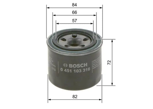 BOSCH 0451103316 Yağ Filtresi